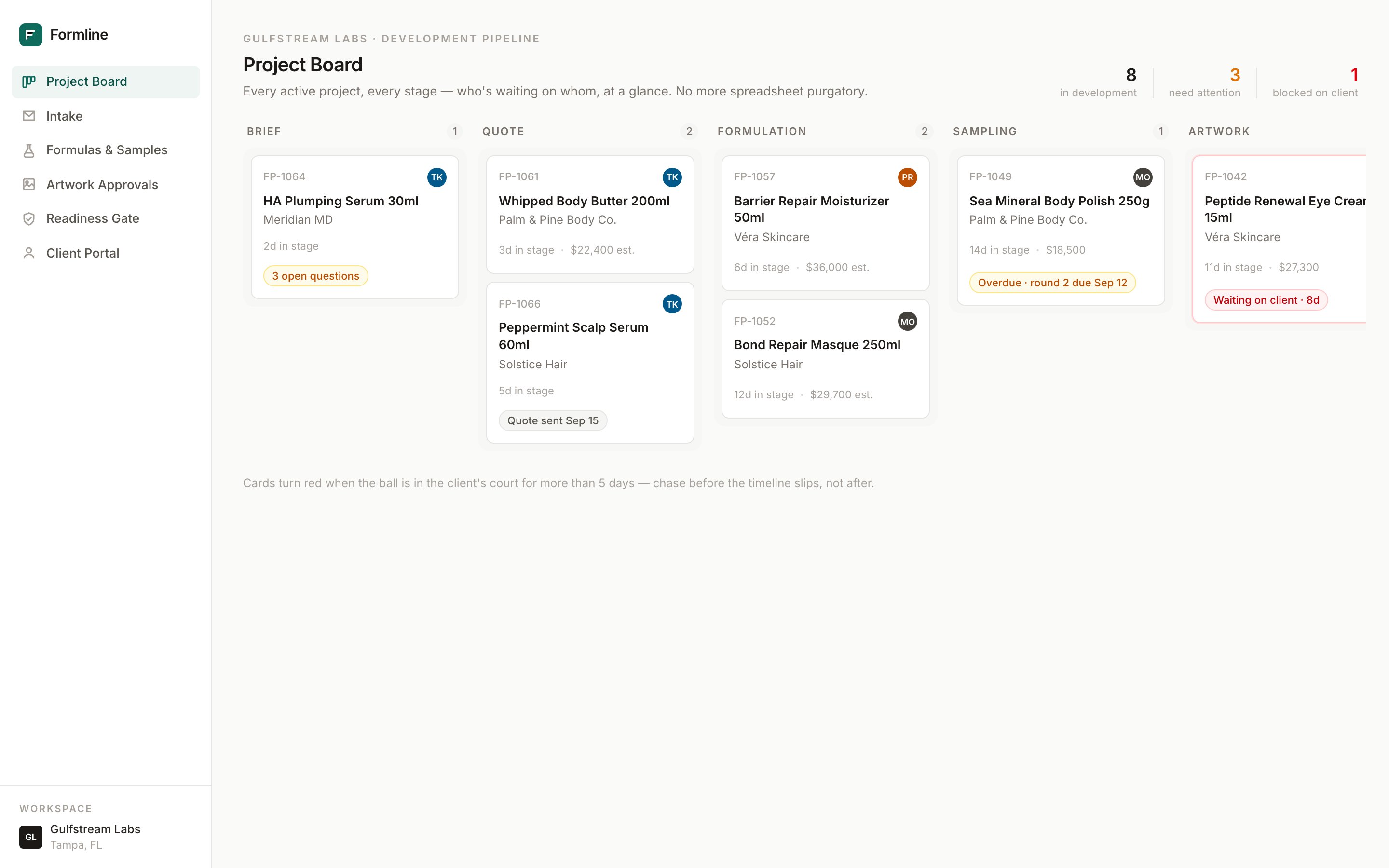Formline — production pipeline software